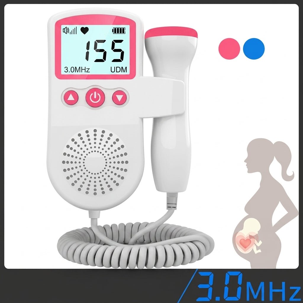 Monitor Tętna Płodu Doppler – Sonda 3 MHz, Podświetlany Wyświetlacz LCD, Trzy Tryby Pracy 4