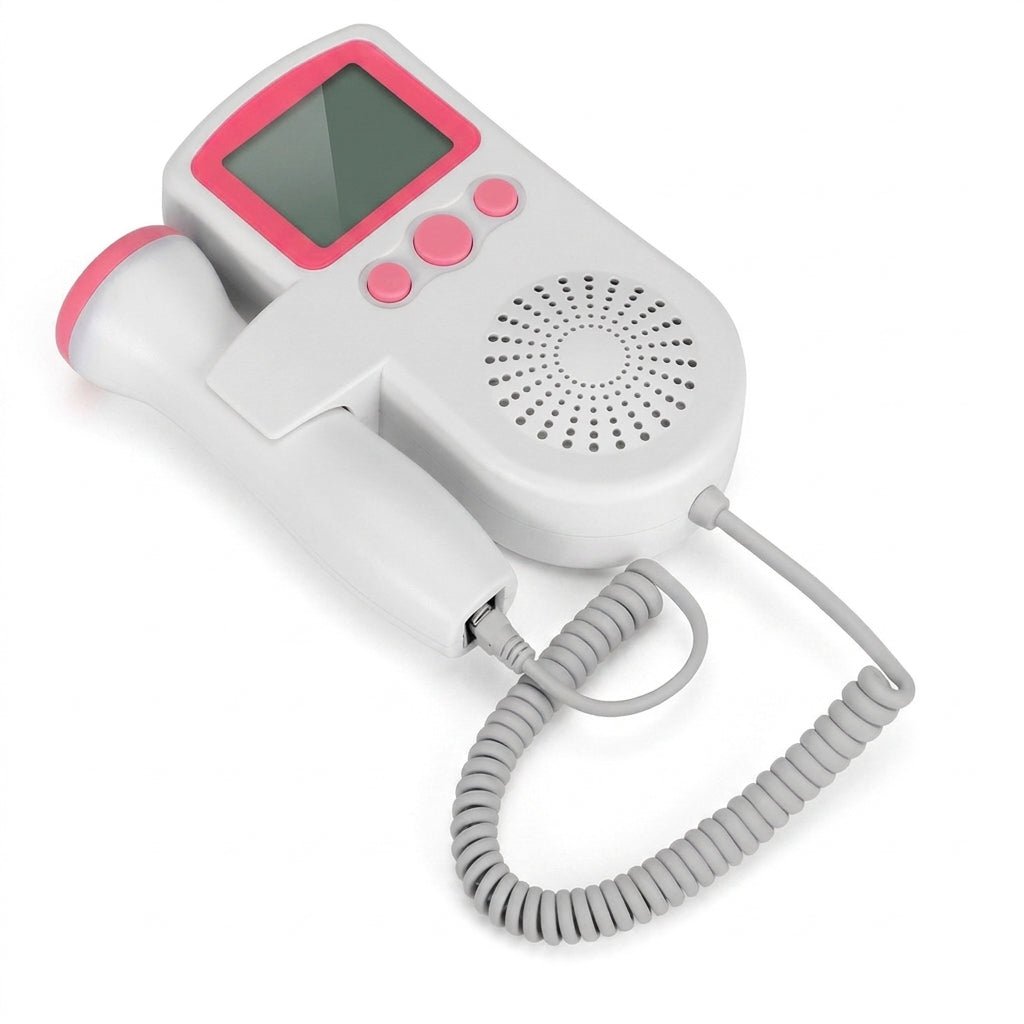 Monitor Tętna Płodu Doppler – Sonda 3 MHz, Podświetlany Wyświetlacz LCD, Trzy Tryby Pracy 9