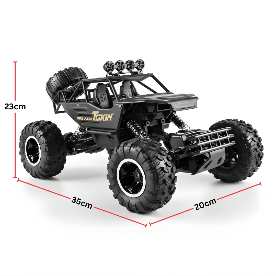Zdalnie sterowany Monster Truck 4x4 – pokaz rozmiaru zabawki