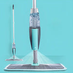 Mop Natryskowy 360° z Mikrofibry do Twardych Podłóg - Ergonomiczny i Wielokrotnego Użytku 1