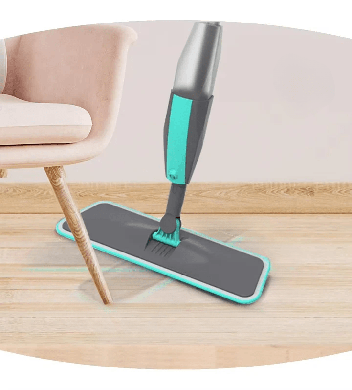 Mop Natryskowy 360° z Mikrofibry do Twardych Podłóg - Ergonomiczny i Wielokrotnego Użytku 5