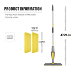 Mop Natryskowy 360° z Mikrofibry do Twardych Podłóg - Ergonomiczny i Wielokrotnego Użytku 7