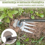 Motyczka do Pielenia Chwastów – Stal Manganowa, Ergonomiczny Uchwyt, 4 Zęby 9