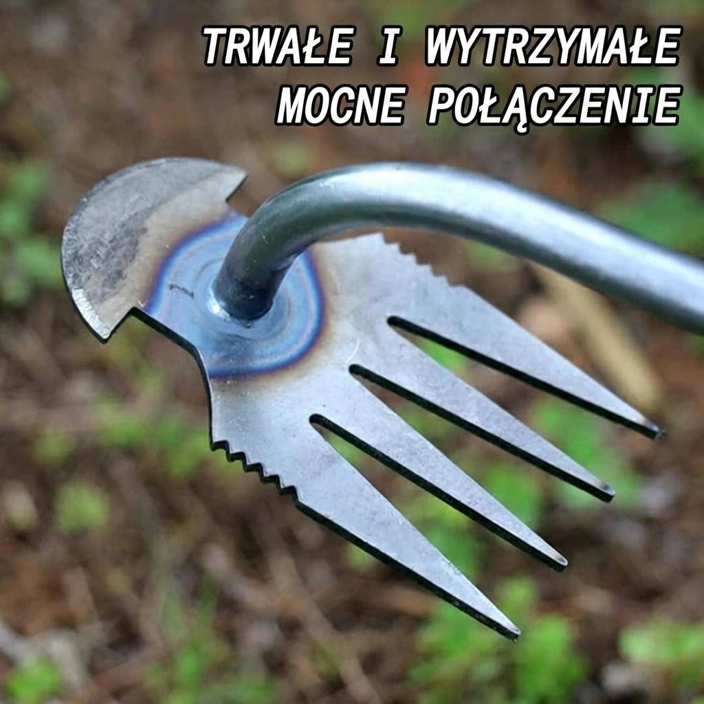 Motyczka do Pielenia Chwastów – Stal Manganowa, Ergonomiczny Uchwyt, 4 Zęby 8