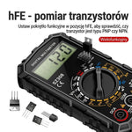 Multimetr Cyfrowy z Funkcją Testu Diody – Miernik Elektryczny do Pomiaru Napięcia i Prądu 6