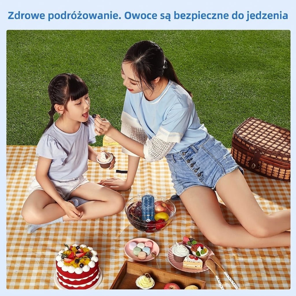 Myjka Ultradźwiękowa do Warzyw i Owoców - Bezprzewodowa, Wodoodporna, Dokładne Czyszczenie 12