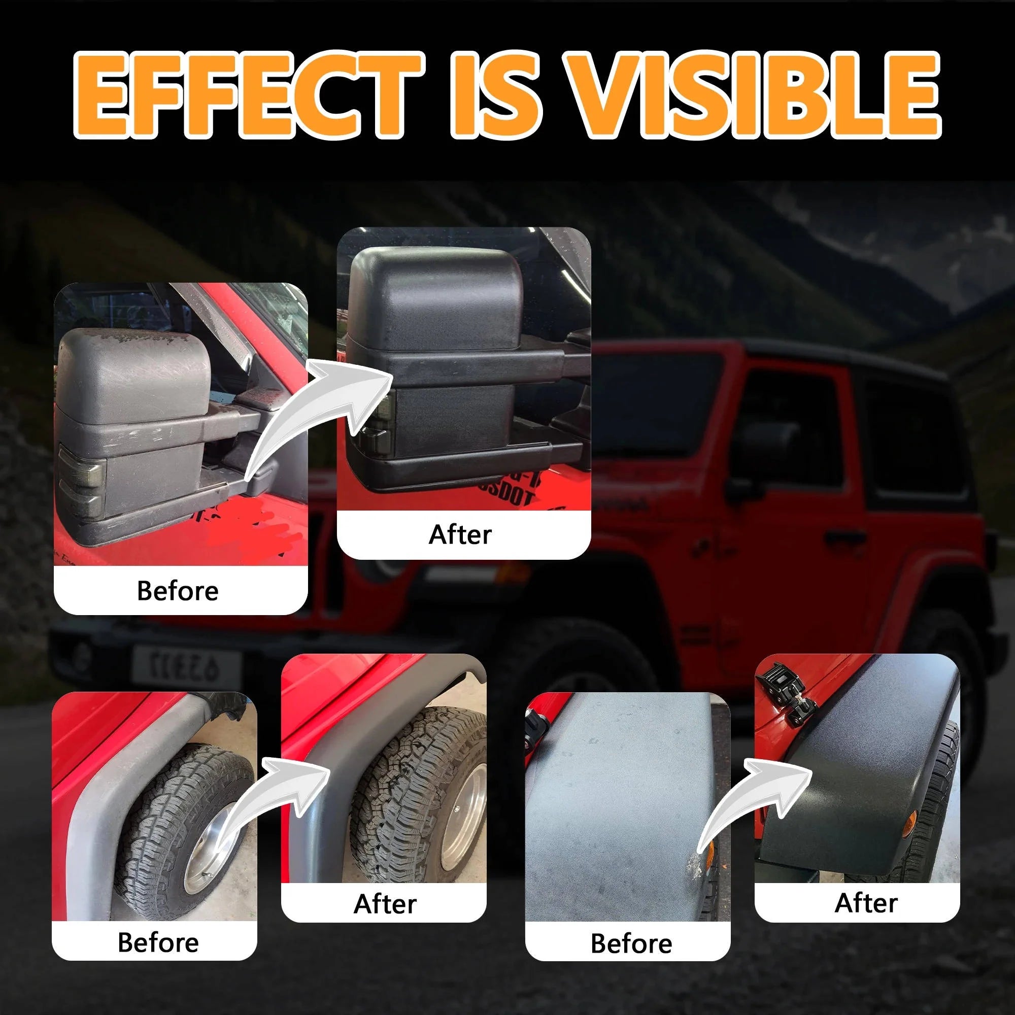 Nabłyszczacz Do Opon z Ochroną UV – Wodoodporny, Długotrwały Połysk dla Samochodów i Motocykli 2