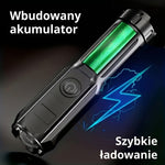 Najlepsza akumulatorowa latarka UV z zoomem – mocna latarka do wykrywania moczu i plam