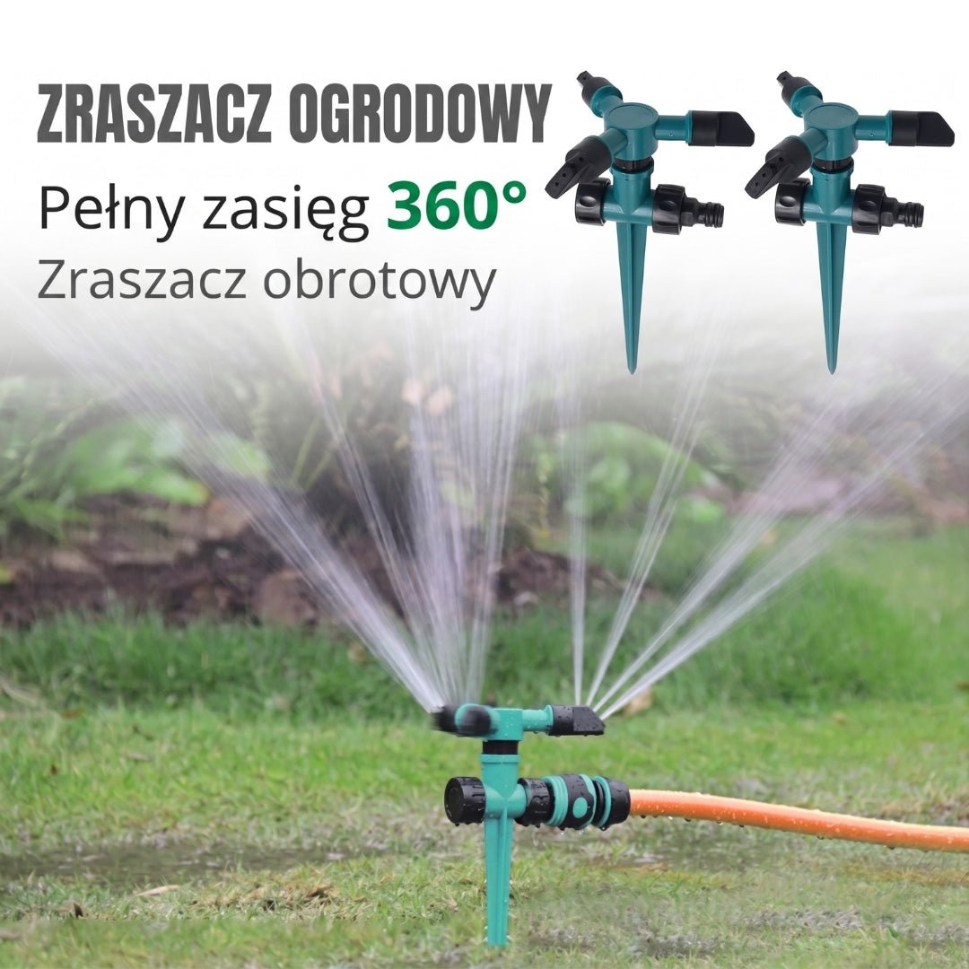 Najlepszy zraszacz ogrodowy 360° – system nawadniania trawników i ogrodów