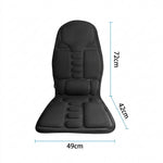 Nakładka Masująca na Fotel z 8 Trybami i Podgrzewaną Poduszką na Szyję do Domu i Samochodu 3