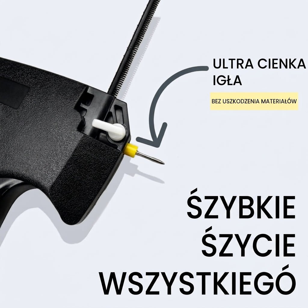 Naprawa Odzieży Mini Stitch Pro – Szybki Utrwalacz z 1000 Zapięć i 6 Igłami Pistoletowymi 2
