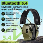 Nauszniki Ochronne z Redukcją Hałasu 22 dB i Bluetooth 5.0 – Wzmocnienie Dźwięku 4x, do Strzelania 8