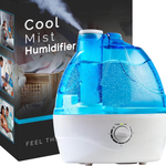 Nawilżacz Powietrza Cool Mist 2,2 l z Automatycznym Wyłączaniem – Cichy Nawilżacz do Sypialni 0