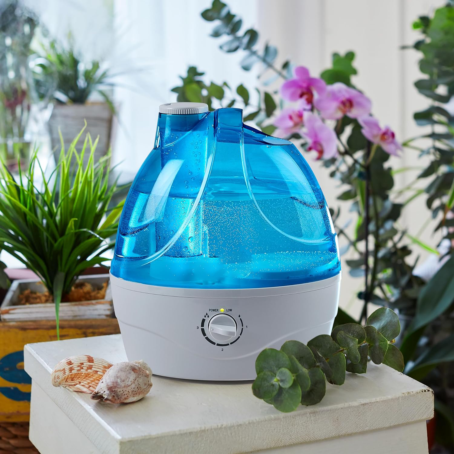 Nawilżacz Powietrza Cool Mist 2,2 l z Automatycznym Wyłączaniem – Cichy Nawilżacz do Sypialni 1