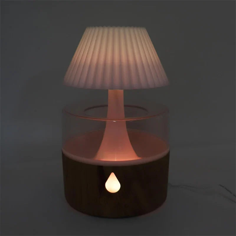 Nawilżacz Powietrza z Aromaterapią – Zimna Mgiełka, USB, Lampka Nocna do Sypialni i Salonu 3