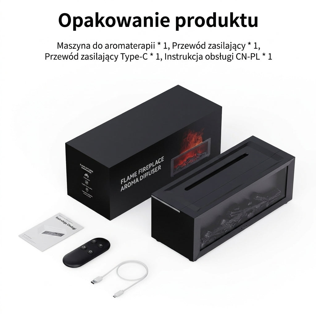 Nawilżacz Powietrza z Dyfuzorem Aromaterapii i Efektem Płomienia – 150 ml do 10 m² 6