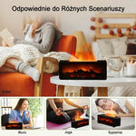 Nawilżacz Powietrza z Dyfuzorem Aromaterapii i Efektem Płomienia – 150 ml do 10 m² 9