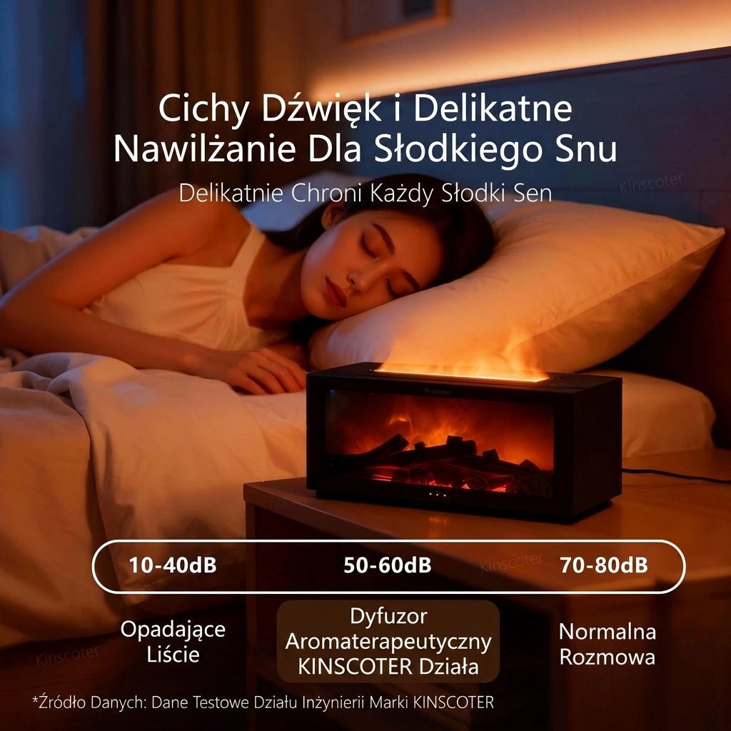 Nawilżacz Powietrza z Dyfuzorem Aromaterapii i Efektem Płomienia – 150 ml do 10 m² 10