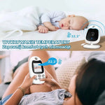 Niania Wideo z Noktowizorem i Dwukierunkową Komunikacją – Bezprzewodowy Monitor Dziecięcy 300m 8
