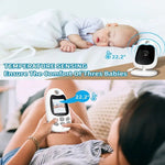 Niania Wideo z Noktowizorem i Dwukierunkową Komunikacją – Bezprzewodowy Monitor Dziecięcy 300m 6
