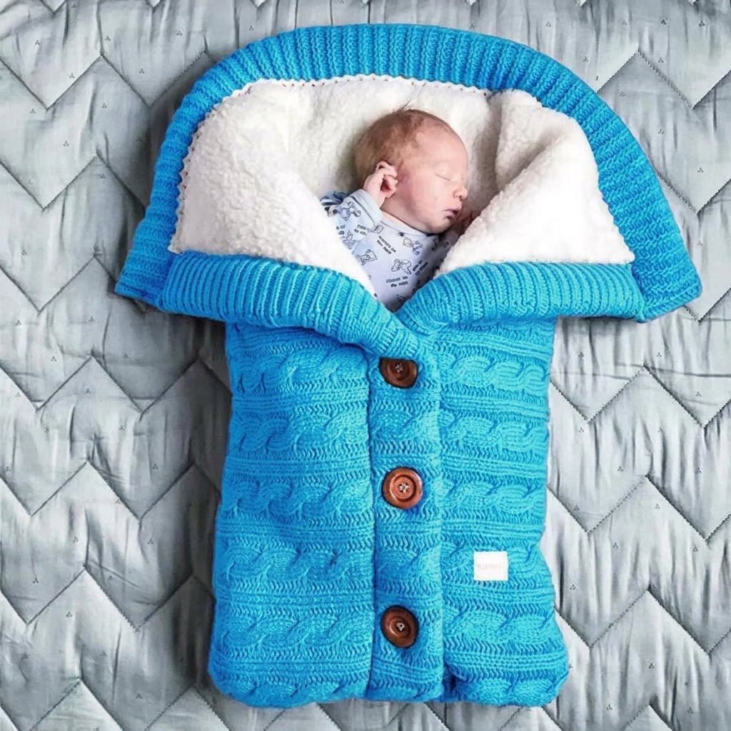 Kocyk Dziecięcy 70x40 cm z Polaru i Lnu – Ciepły i Miękki do Wózka 6