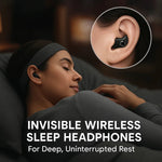 Niewidoczne Słuchawki Douszne Bezprzewodowe z Redukcją Szumów IPX5, Bluetooth 5.3 2