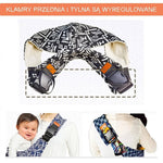 Nosidełko dla dzieci regulowane – lekkie, składane do codziennego noszenia dla niemowlaka 5