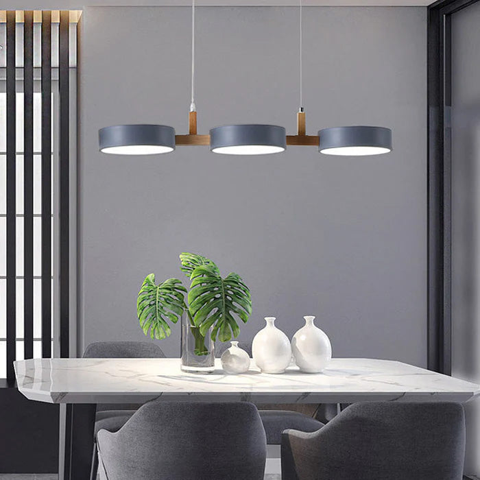 Nowoczesna Lampa Sufitowa LED w Stylu Nordyckim z Metalowym Wykończeniem do Kuchni