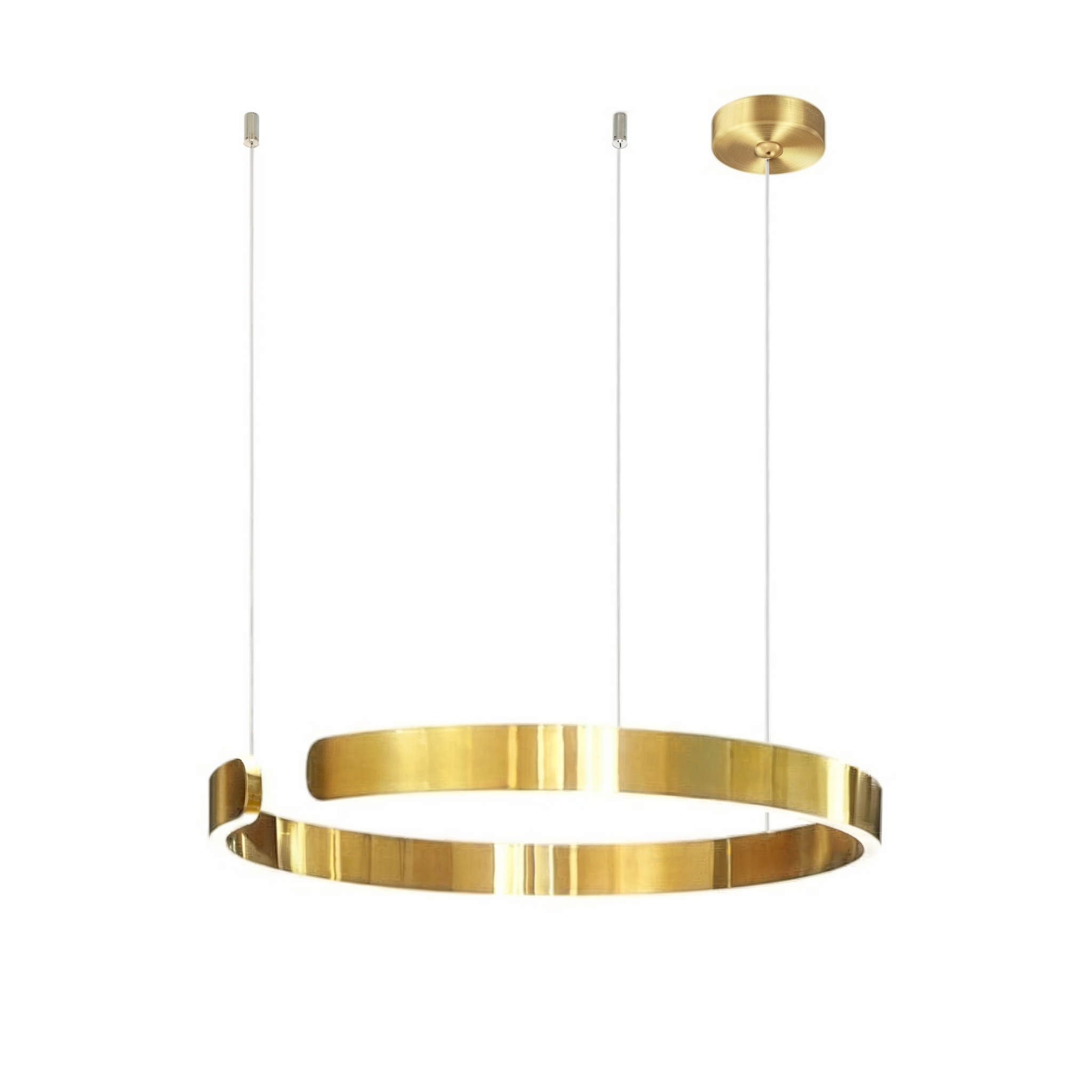 Nowoczesna Lampa Wisząca LED - Minimalistyczna Lampa Do Salonu Nad Stół 40-80 cm 8