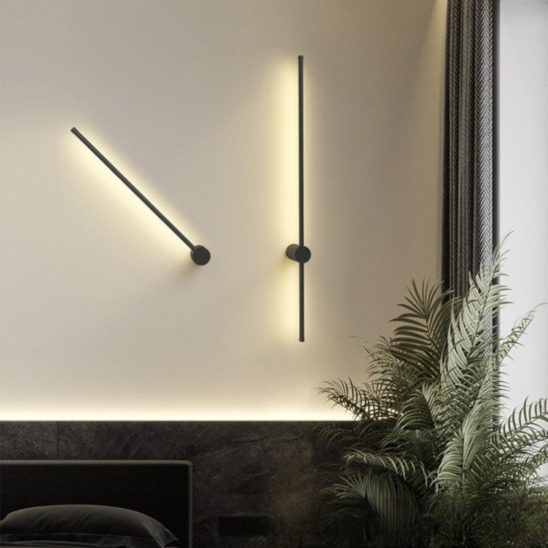 Nowoczesny Kinkiet LED - Elegancka Lampa Ścienna z Żelaza i Akrylu do Salonu 5
