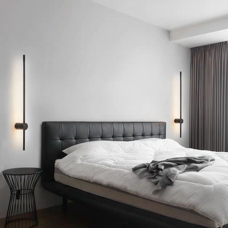 Nowoczesny Kinkiet LED - Elegancka Lampa Ścienna z Żelaza i Akrylu do Salonu 7