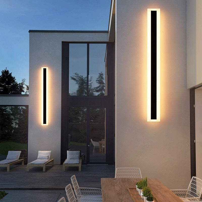 Nowoczesny Kinkiet Zewnętrzny LED - Elegancka Lampa do Ogrodu i Patio 1