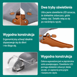 Obcinacz do Paznokci dla Psa i Kota z Oświetleniem LED – Bezpieczne Przycinanie z Antypoślizgowymi Uchwytami