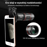 Obiektyw do Telefonu 18x z Szerokim Kątem – Wysoka Jakość 4K, Kompatybilny z iPhone'em 7