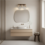 Obrotowy kinkiet z trawertynu - nowoczesna lampa ścienna LED 2