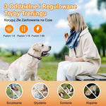 Obroża elektroniczna do zdalnego szkolenia psów z zasięgiem 1000 m i 3 trybami pracy 11