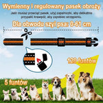 Obroża elektroniczna do zdalnego szkolenia psów z zasięgiem 1000 m i 3 trybami pracy 5