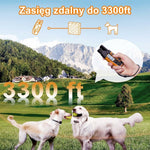 Obroża elektroniczna do zdalnego szkolenia psów z zasięgiem 1000 m i 3 trybami pracy 13