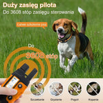 Obroża elektroniczna do zdalnego szkolenia psów z zasięgiem 1000 m i 3 trybami pracy 14