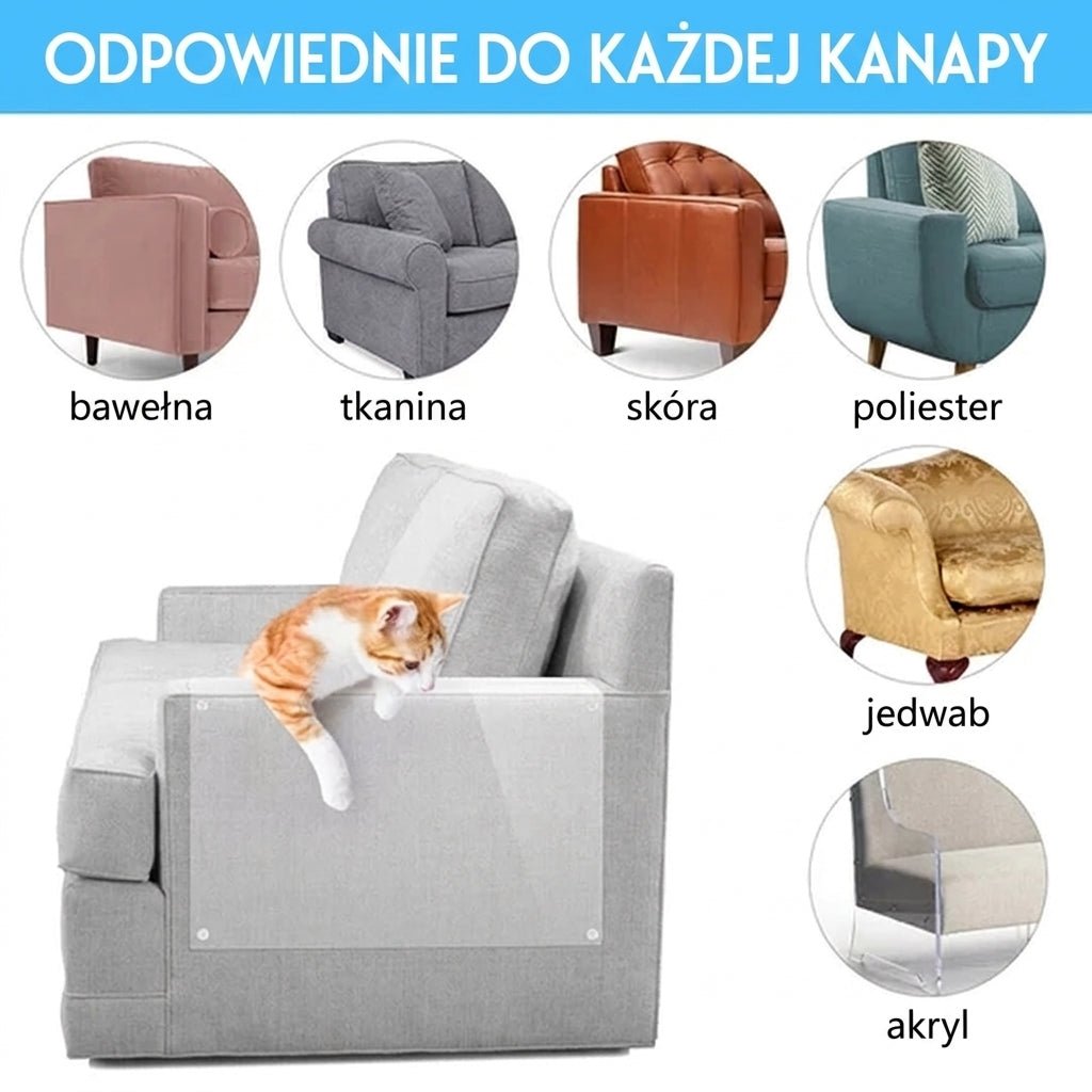 Ochraniacze na Meble dla Kotów – 8 Sztuk, Odporne na Zarysowania, Łatwy Montaż 11