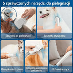 Odkurzacz do Sierści Psa z Maszynkami i Szczotkami – Cichy, Duża Pojemność 2,3 L 4