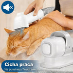Odkurzacz do Sierści Psa z Maszynkami i Szczotkami – Cichy, Duża Pojemność 2,3 L 7