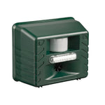 side view Ultrasonic Animal Repeller with Motion Sensor on white background