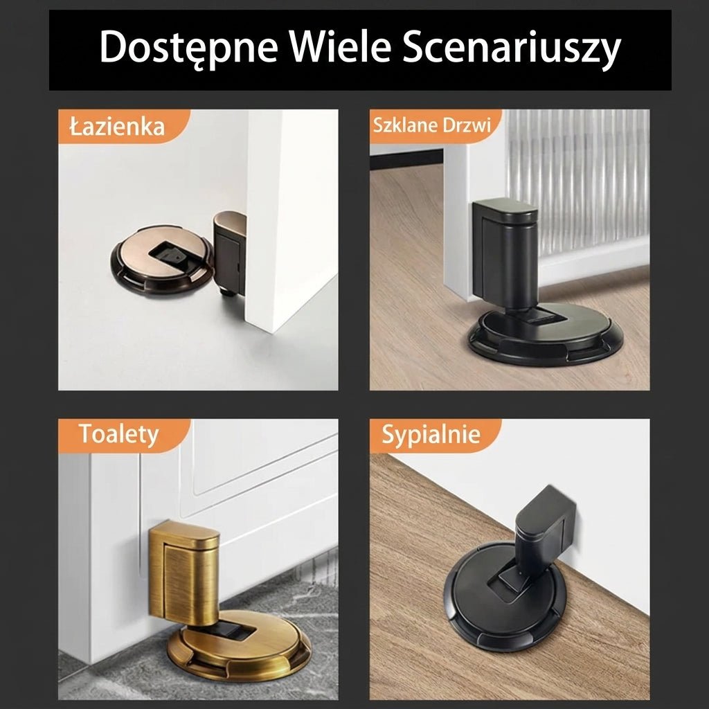 Ogranicznik Do Drzwi Regulowany – Wytrzymały z Opcjami Montażu do Wszelkich Wnętrz 6