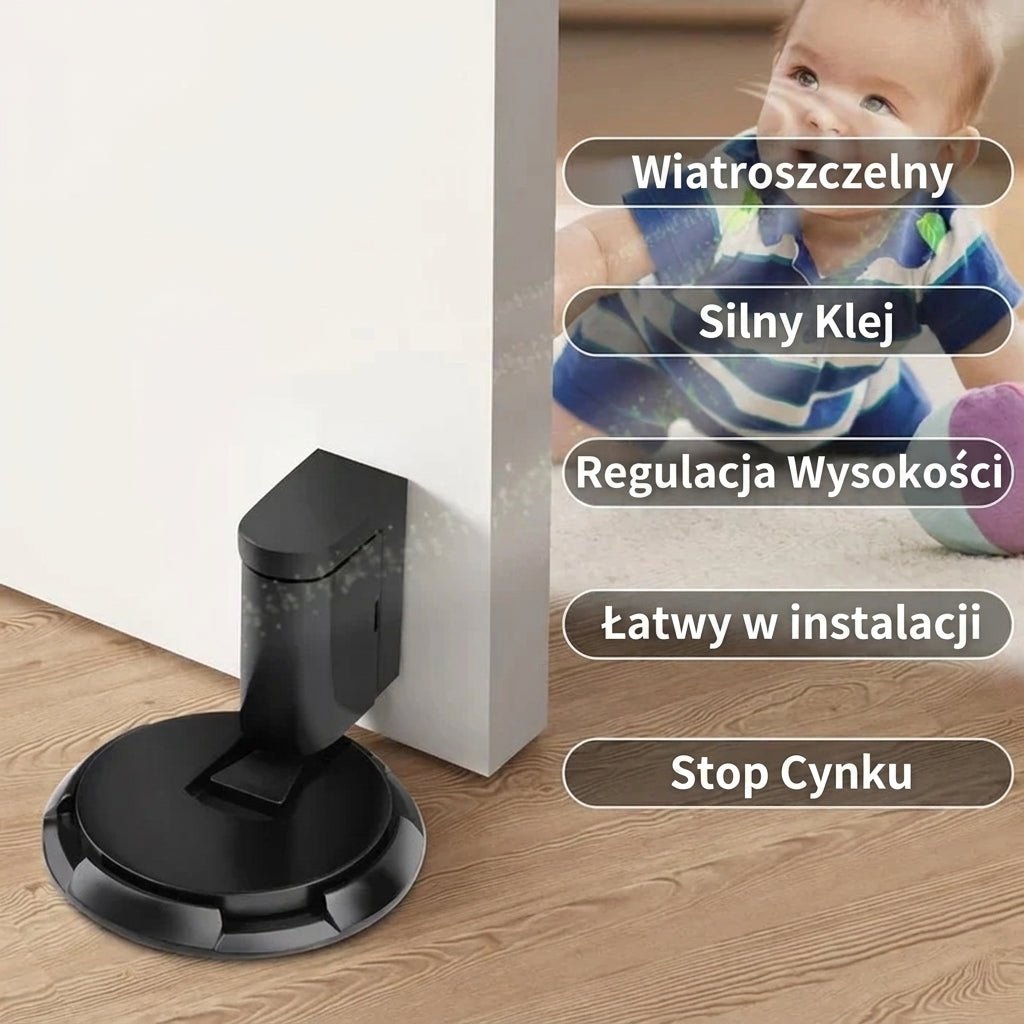 Ogranicznik Do Drzwi Regulowany – Wytrzymały z Opcjami Montażu do Wszelkich Wnętrz 3