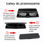 Okulary Do Czytania Składane – Kompaktowe, Lekkie i Wygodne w Użyciu