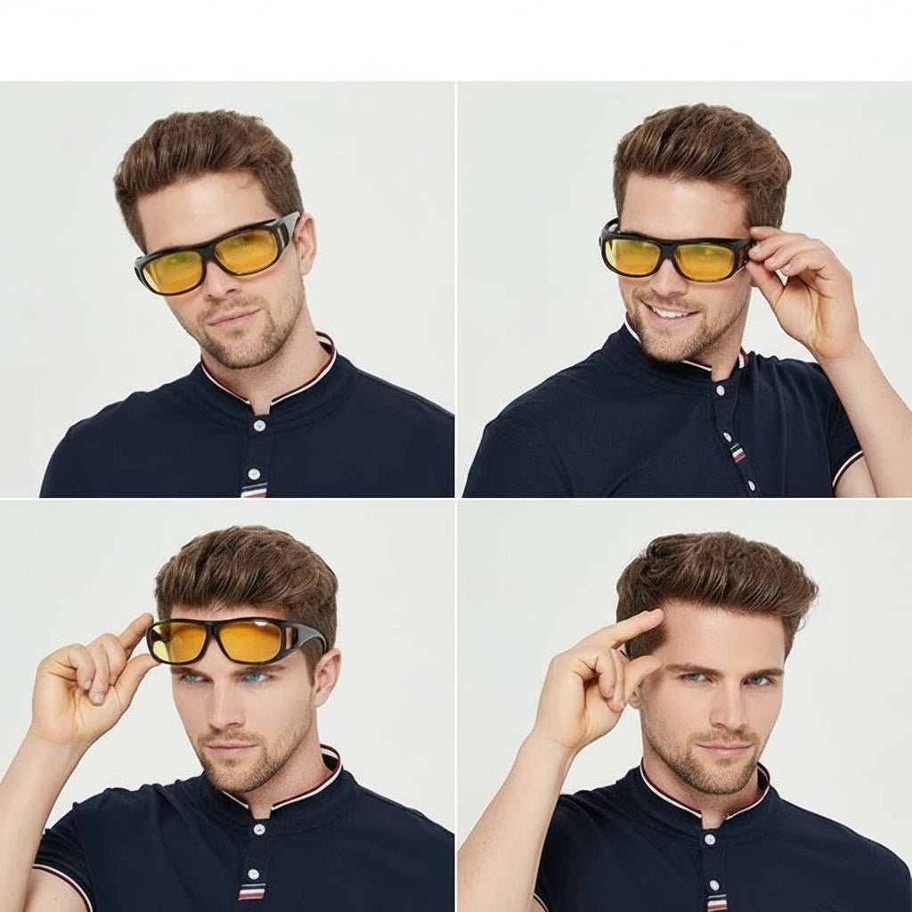 Okulary HD do Jazdy Nocą z Noktowizorem i Powłoką Antyrefleksyjną UV400 2