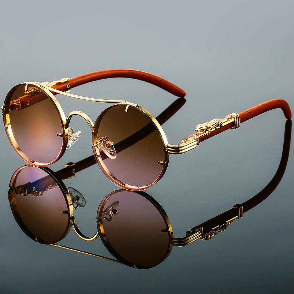 Okulary Przeciwsłoneczne Owalne UV400 – Metalowa Ramka Damskie i Męskie, Lekka Konstrukcja 2
