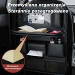 Organizer Samochodowy na Fotel z Tacą na Jedzenie i Uchwytami na Tablet – Praktyczne Przechowywanie w Samochodzie