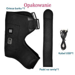Orteza Barku z Terapią Ciepłem – Regulowana, Na Lewą i Prawą Rękę, Neopren 2